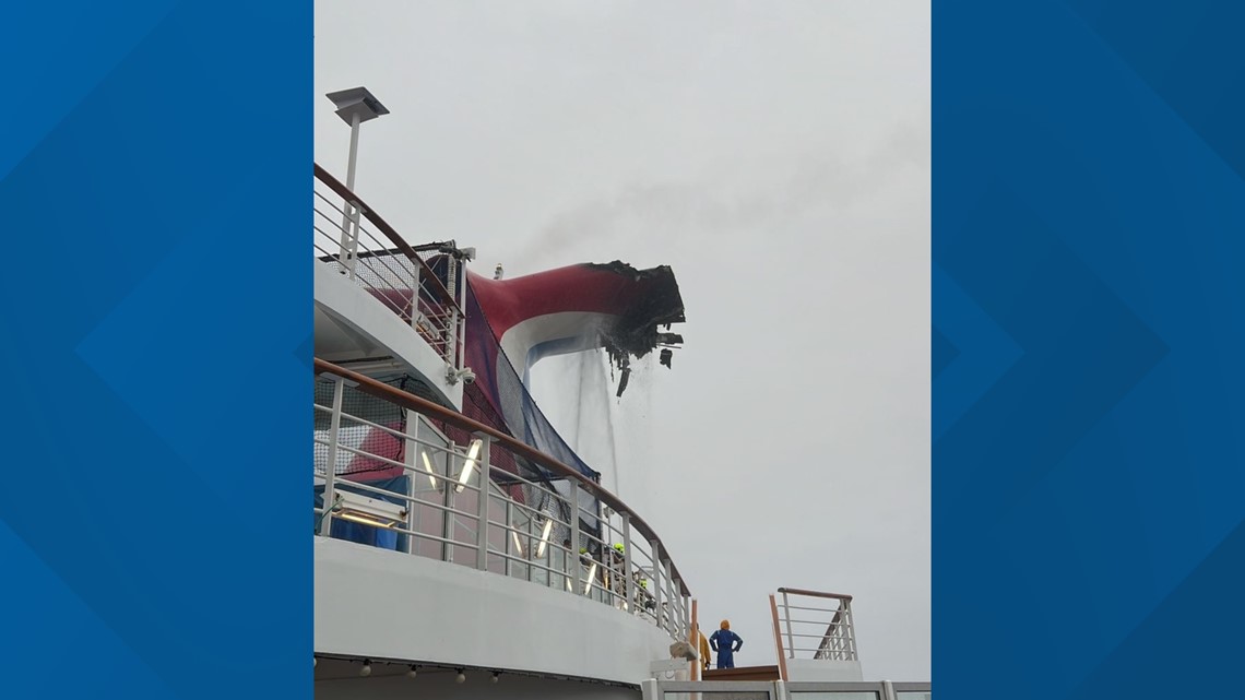 Carnival Cruise ship catches fire [Video]
