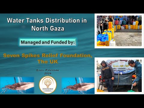 Water Tanks Distribution in North Gaza March 2024 – Gaza War Emergency Relief [Video]