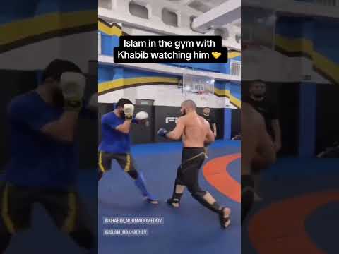 Khabib watching Islam Makhachev in the gym (via nurmagomedov_mma_school/IG) – Mississauga Kids & Adults Martial Arts – BJJ [Video]