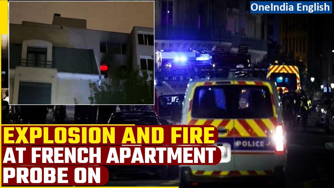 Paris: Explosion and Fire at Apartment Building [Video]