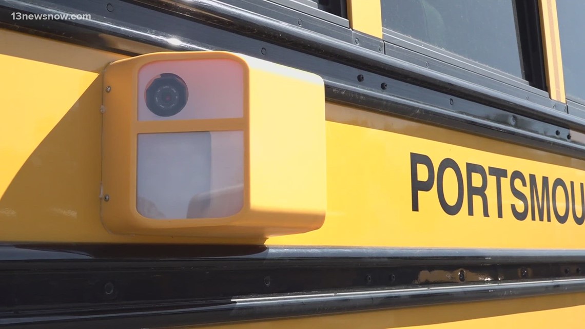 Portsmouth Public Schools install stop arm cameras on buses [Video]