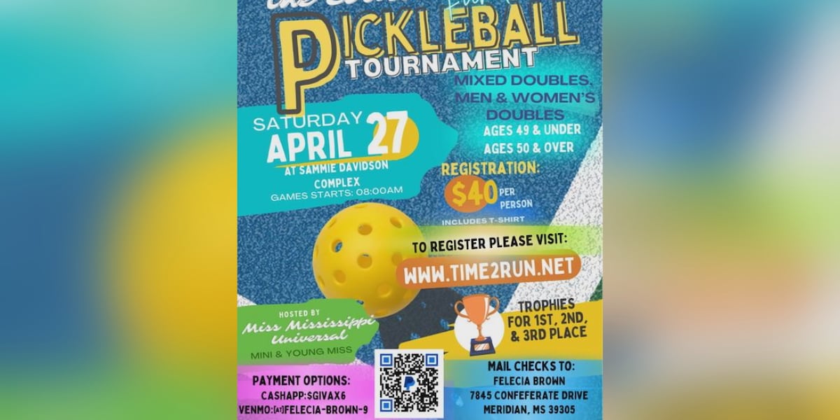 Queen of the Courts Pickleball Tournament Fundraiser Apr. 27 [Video]