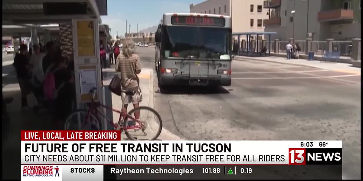 Future unclear for free transit in Tucson [Video]