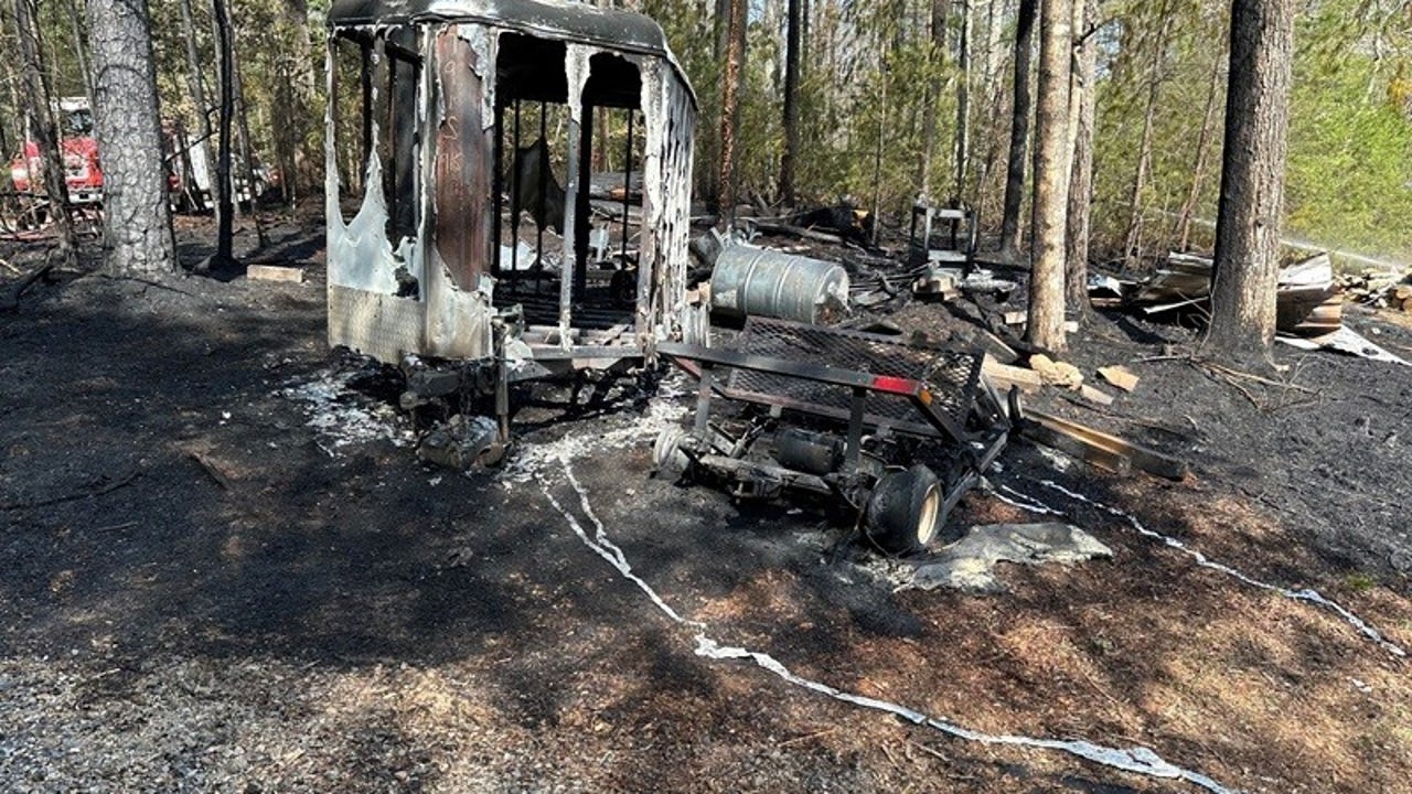 Trailer destroyed in explosions, fire near Habersham County wood line [Video]