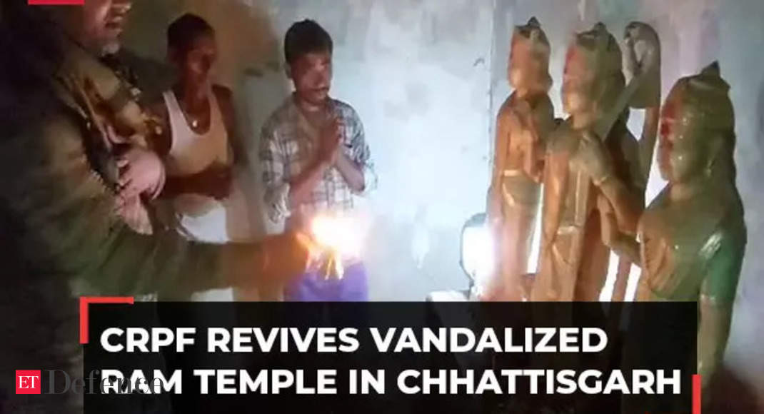 CRPF revives vandalized Ram Temple in Chhattisgarh, closed since 2003 due to Naxal presence – The Economic Times Video