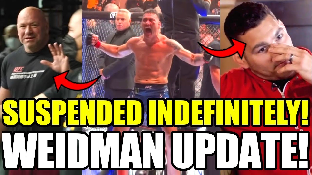UFC Community SHOCKED due to SUSPENSION, Chris Weidman update, Dust… [Video]