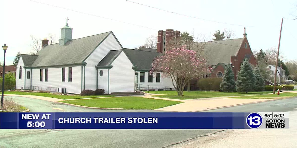Trailer stolen from Epiphany Lutheran Church [Video]