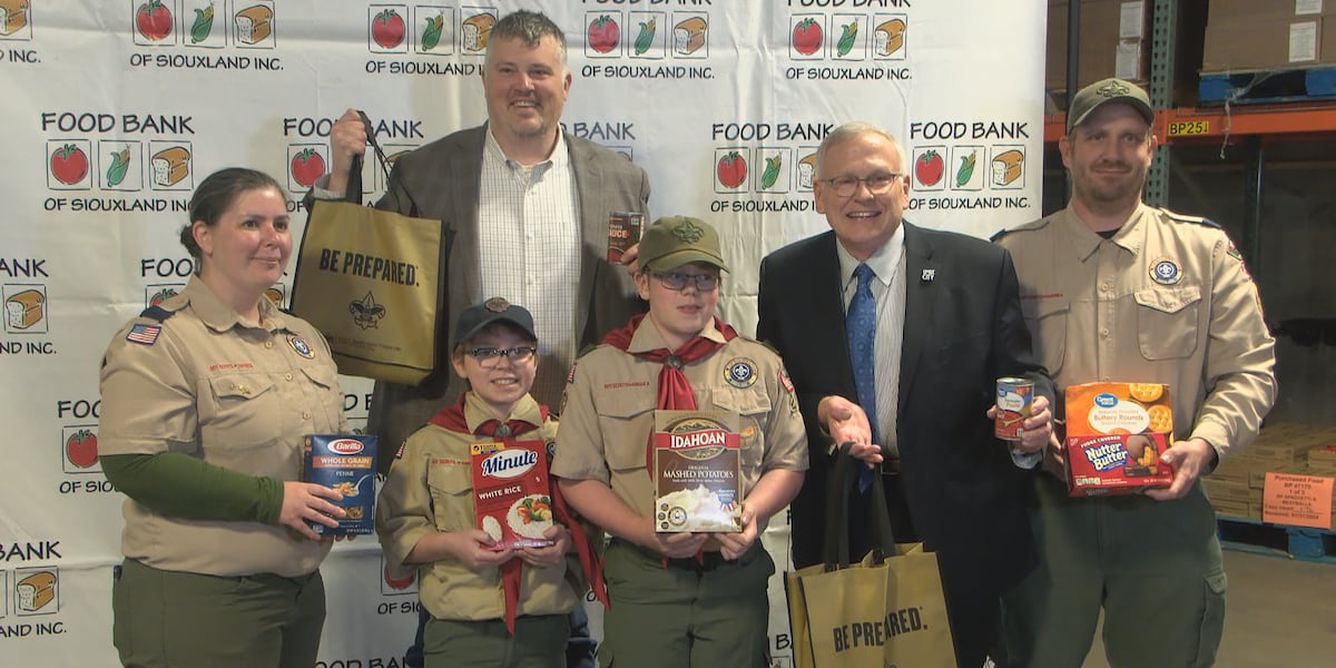 Local Boy Scouts kick off their Scouting for Food campaign event [Video]