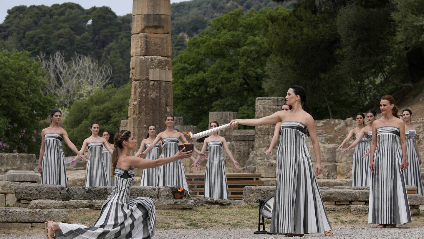 Despite weather glitch, the Paris Olympics flame is lit at the Greek cradle of ancient games  WSB-TV Channel 2 [Video]