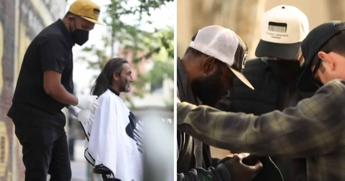 Man Inspired by Jesus’ Teachings Offers Free Haircuts to the Homeless and Prays with Them [Video]