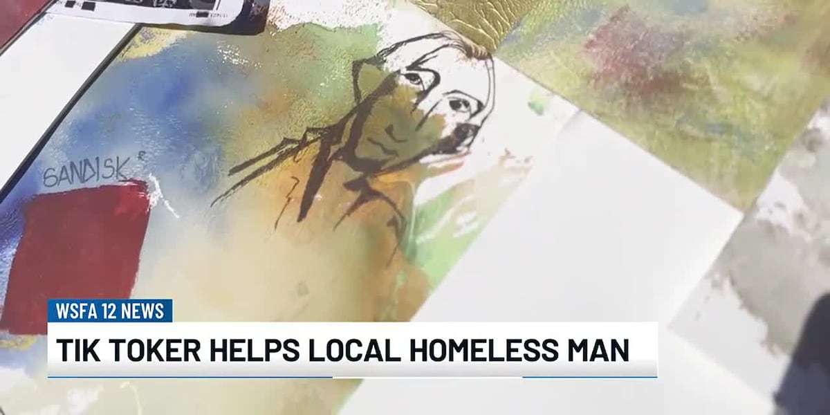 Prattville woman turns to TikTok to help Montgomery homeless artist [Video]