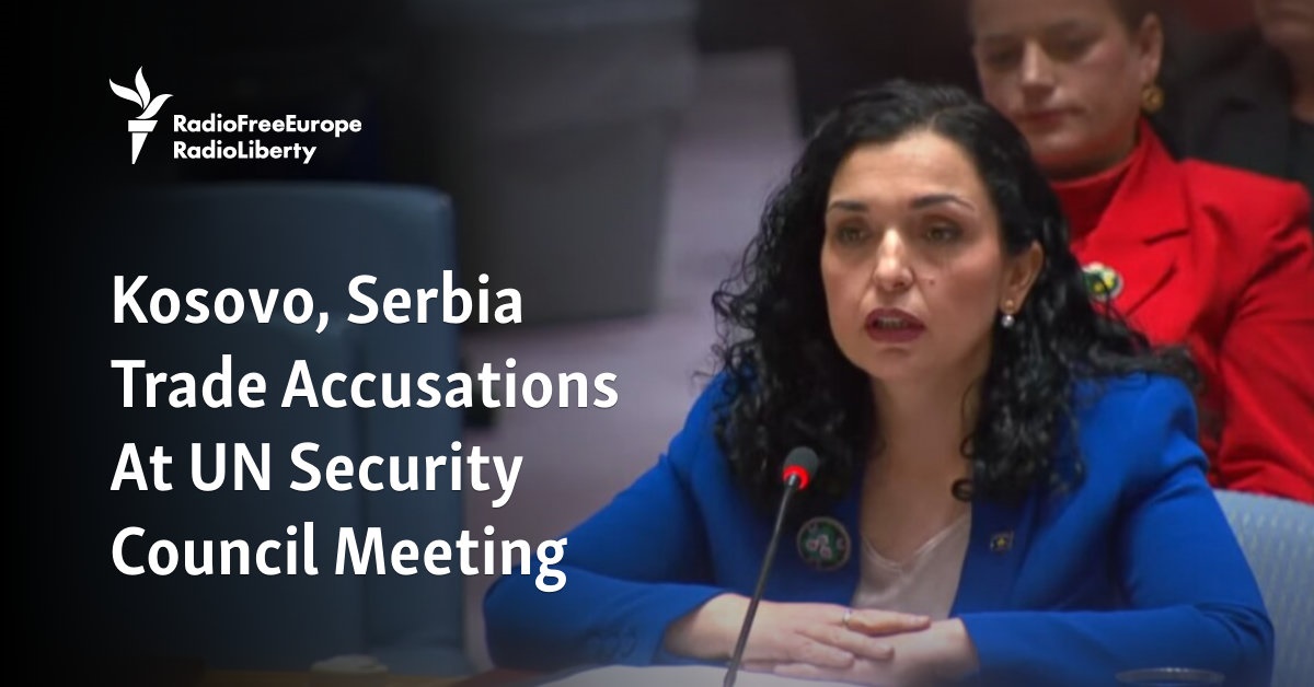 Kosovo, Serbia Trade Accusations At UN Security Council Meeting [Video]