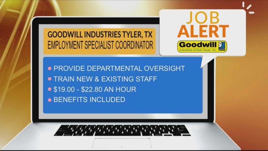 Goodwill Industries of East Texas in Tyler needs an Employment Specialist Coordinator [Video]