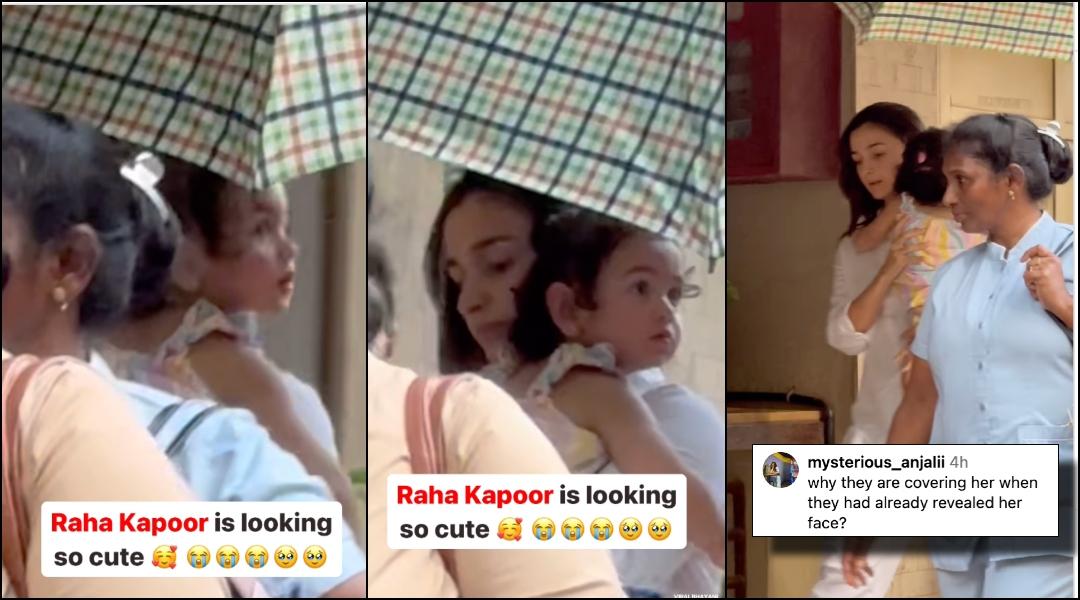 ‘What’s the point of hiding?’: Despite Alia Bhatt shielding Raha’s face behind umbrella; paps flash camera light, zoom on baby’s face [reactions] [Video]