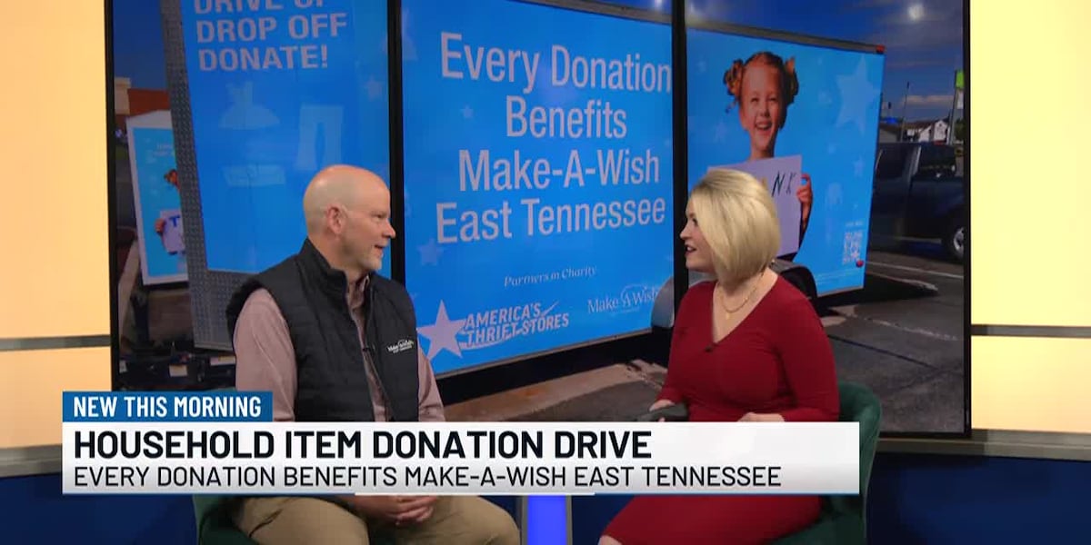 Give back to Make-A-Wish East Tennessee by cleaning out your closet! [Video]