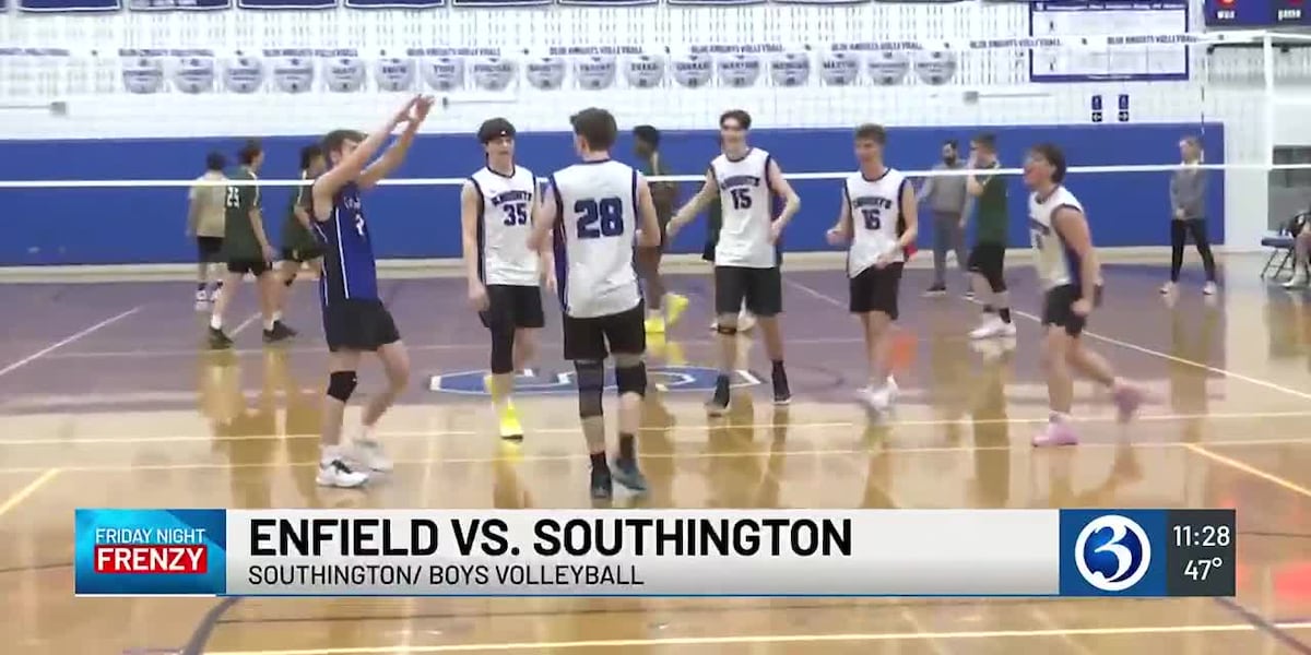 FNF: Southington beats Enfield in boys volleyball [Video]