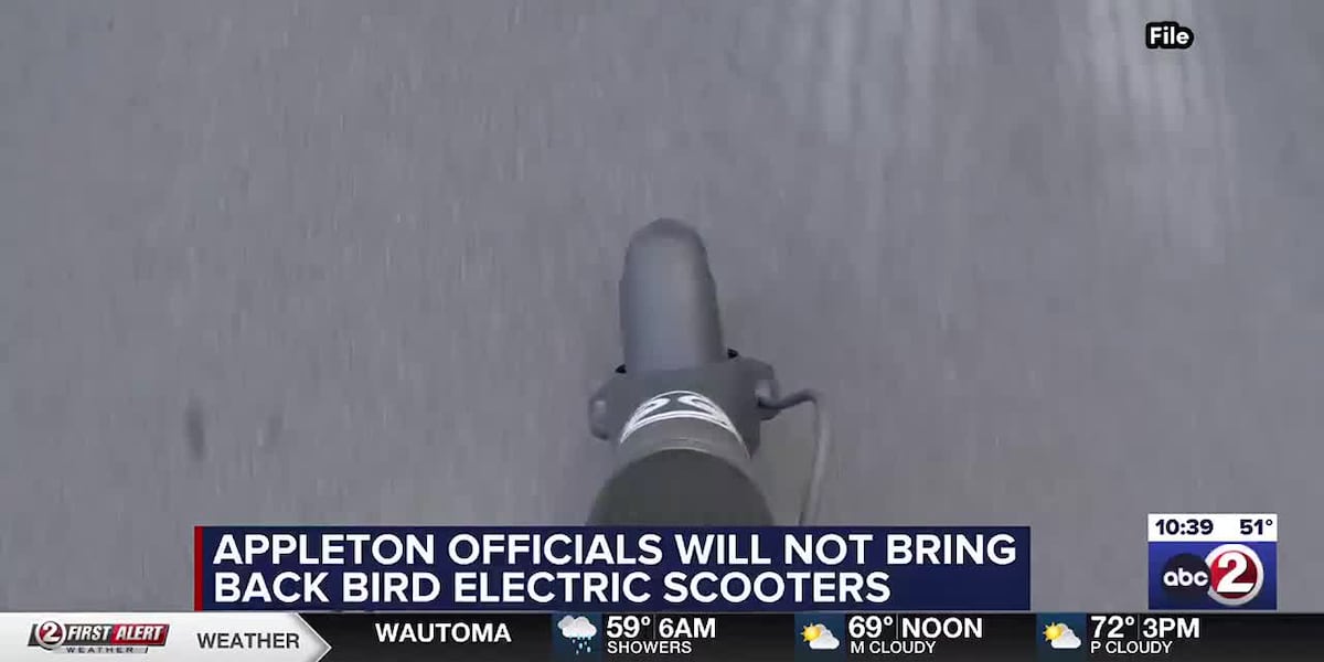 Appleton officials will not bring back Bird electric scooters [Video]