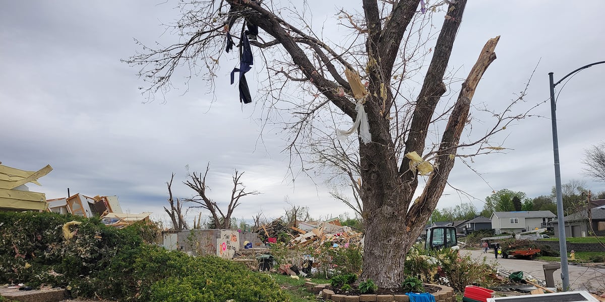 Tornado recovery continues with debris, donation collection [Video]