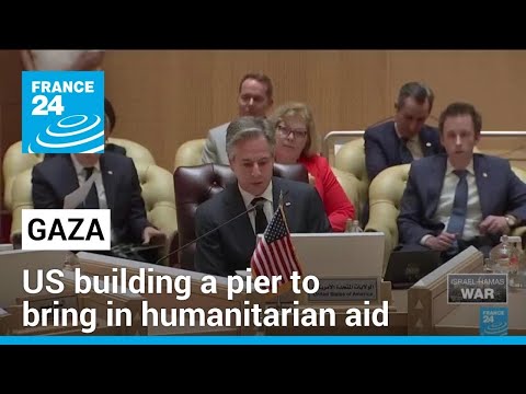 US military building a pier off Gaza to bring in humanitarian aid • FRANCE 24 English [Video]
