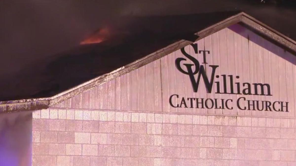 Massive fire destroys Catholic church in Avondale: 