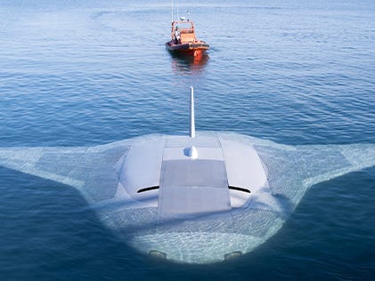 The US military’s massive unmanned ‘Manta Ray’ submarine cleared its first sea test [Video]