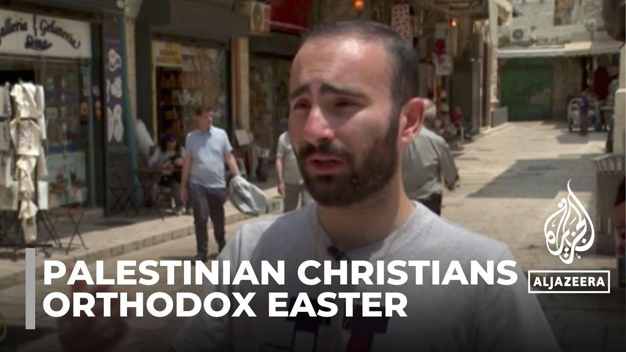 Preparing for orthodox easter: Palestinian [Video]
