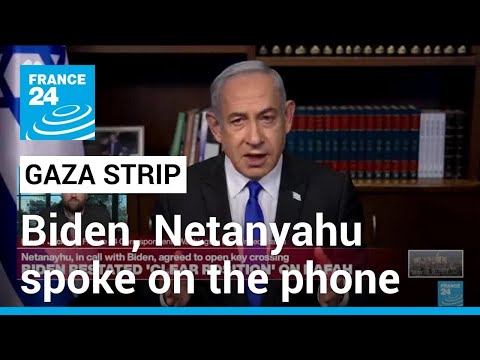 Netanyahu agrees to reopen Gaza crossing for humanitarian aid, White House says • FRANCE 24 [Video]