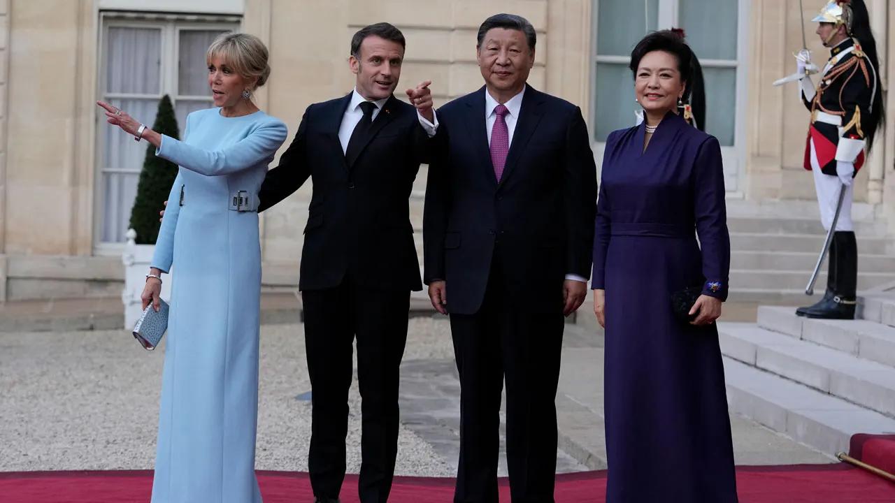 During state trip to France, China