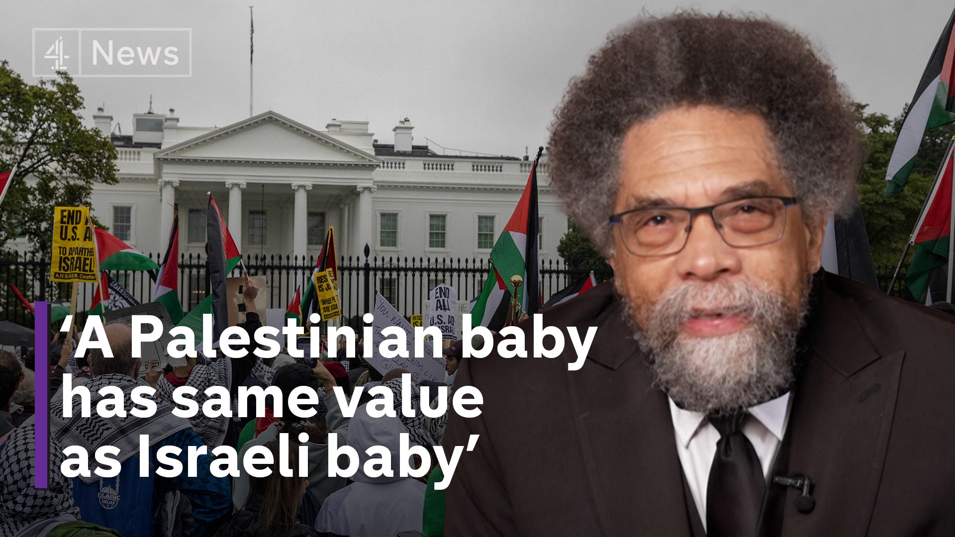 US Presidential candidate Cornel West on Israel Hamas war, greedy ruling class and Biden vs Trump  Channel 4 News [Video]