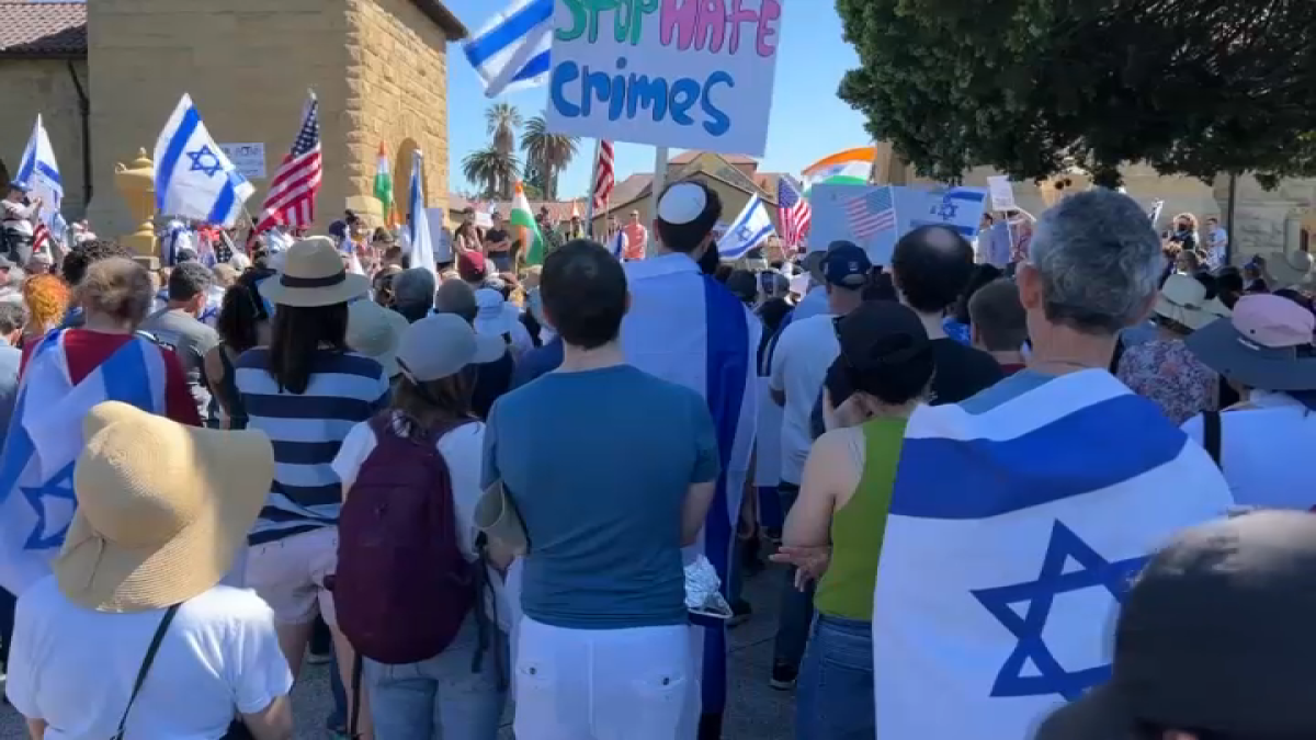 Pro-Israel and Pro-Palestinian groups host dueling rallies on Stanfords campus  NBC Bay Area [Video]