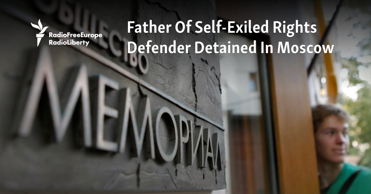 Father Of Rights Defender In Exile Detained In Moscow [Video]