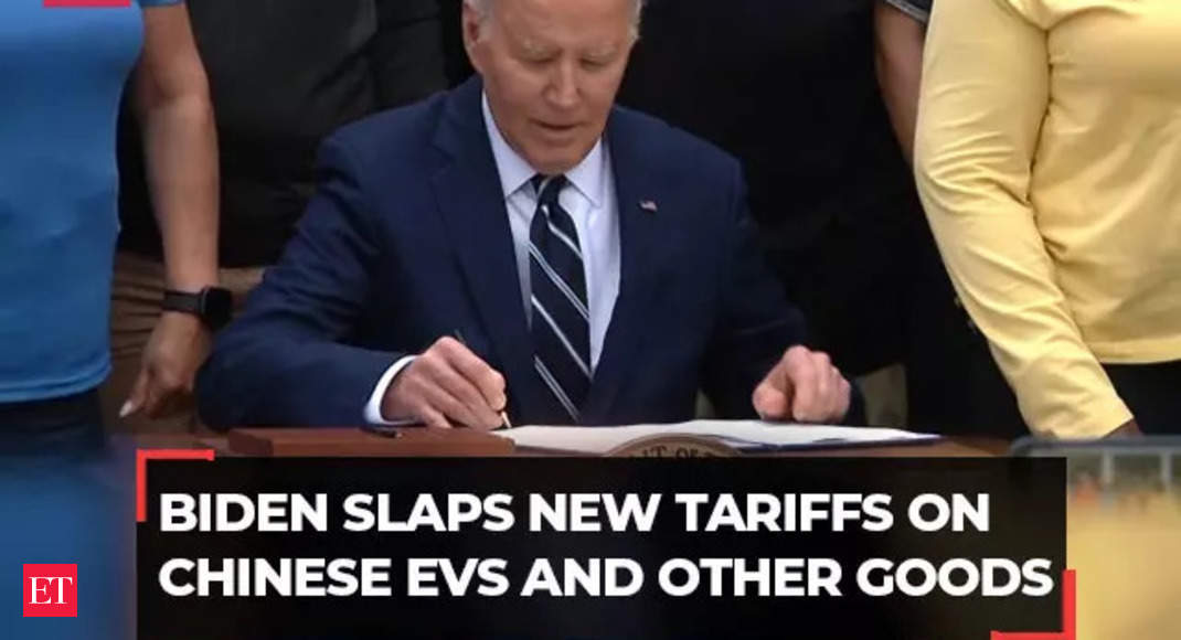 Joe Biden slaps new tariffs on Chinese electric vehicles and other goods – The Economic Times Video