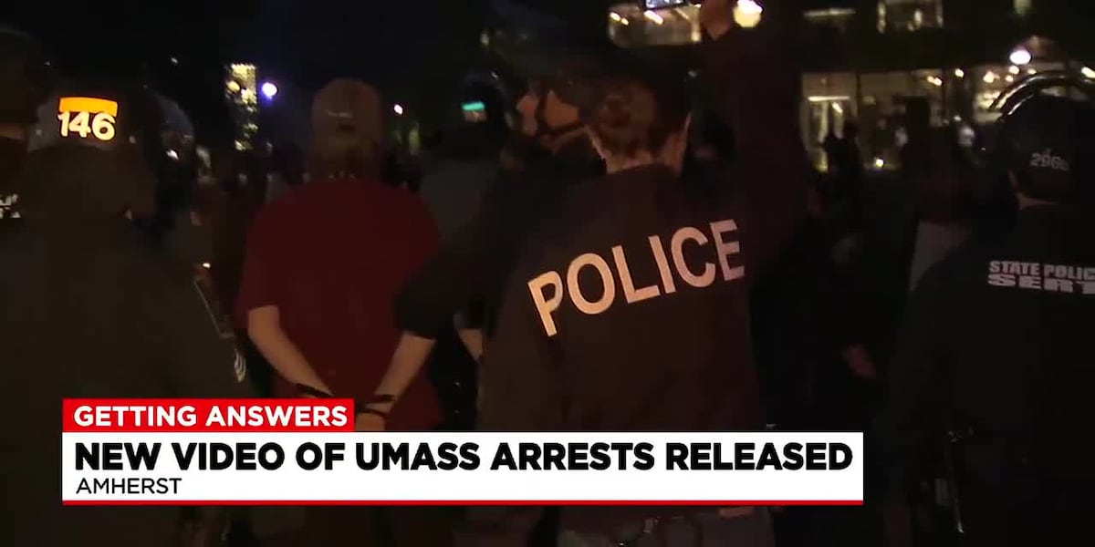New video emerges of arrests at UMass Amherst encampment