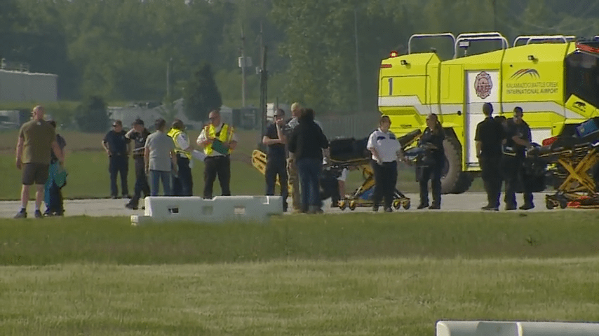 Kalamazoo airport, partners train for emergency [Video]
