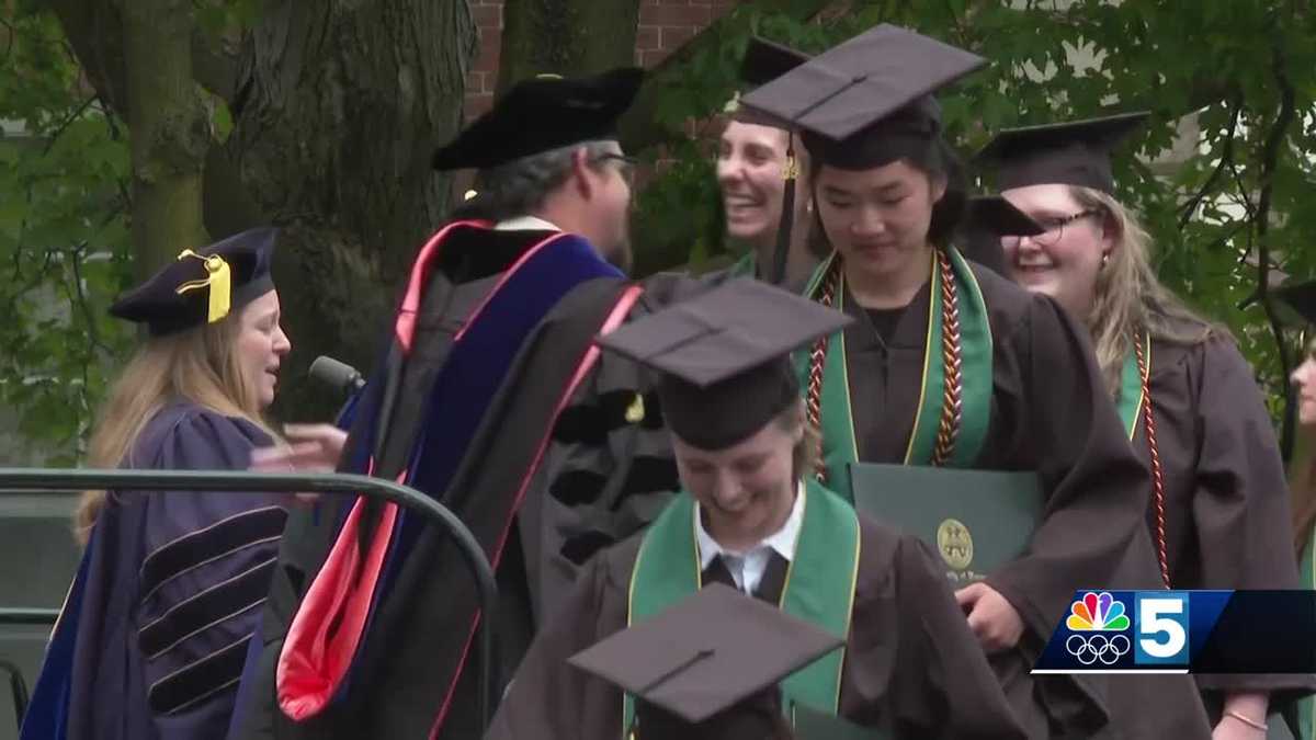 Graduation do over: College graduates prepare to walk the stage for the first time after COVID-19 disrupted high school ceremonies [Video]