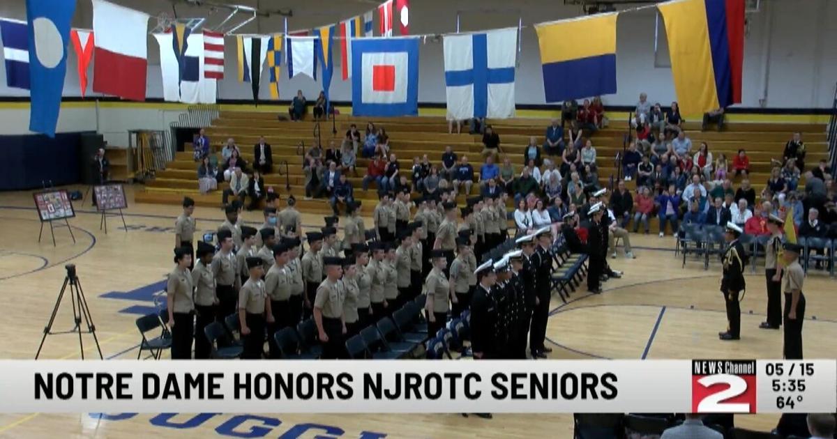 Notre Dame Utica Holds NJROTC Graduation; 2 Seniors Accepted to Naval Academy | News [Video]