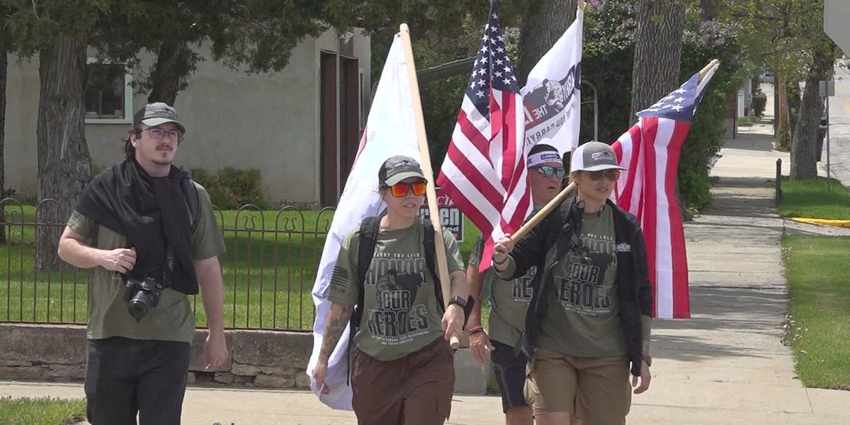 Organization in the U.S. honors fallen troops and first responders through walks across the country [Video]