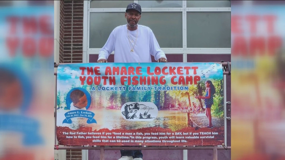 Grandfather of 9-year old house fire victim using inspiration to teach fishing to youth [Video]