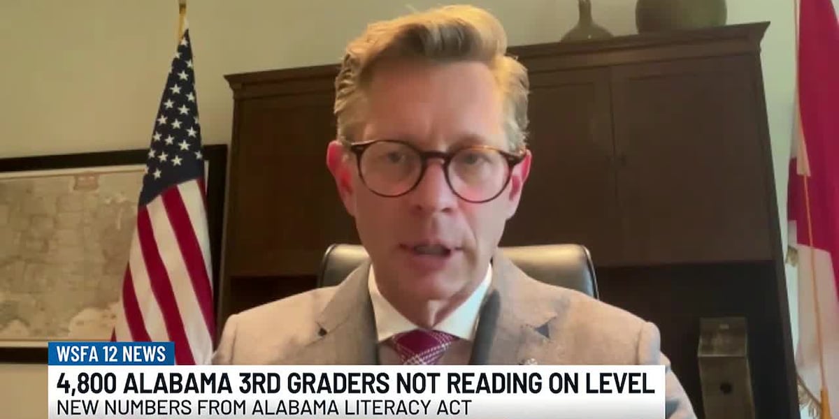 4,800 Alabama 3rd graders not reading on grade level [Video]