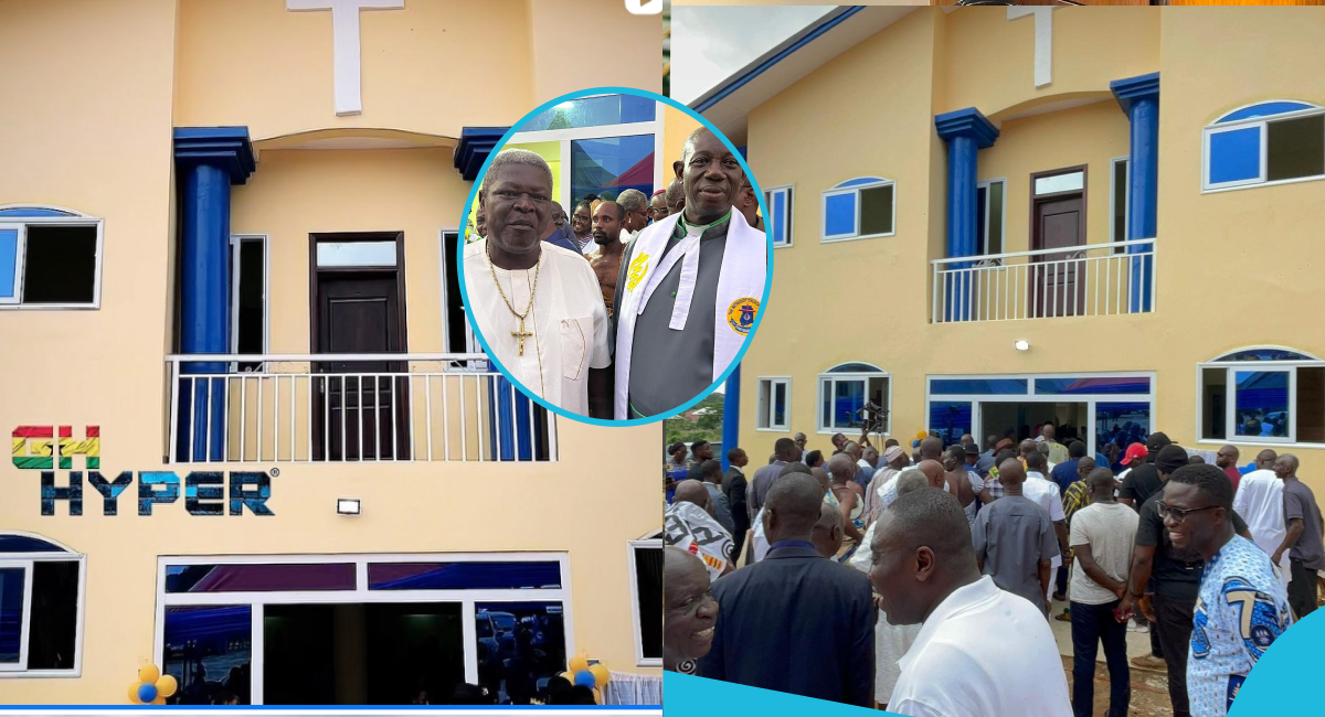 Ghanaian Man Builds Church And Donates GH50,000 to Methodist Church On His 70th Birthday [Video]
