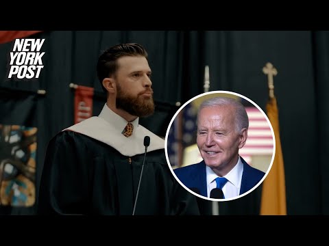Kansas City Chiefs kicker Harrison Butker slams Biden’s ‘delusional’ stance on abortion [Video]