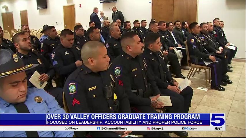 Over 30 Valley law enforcement officers graduate from training program [Video]