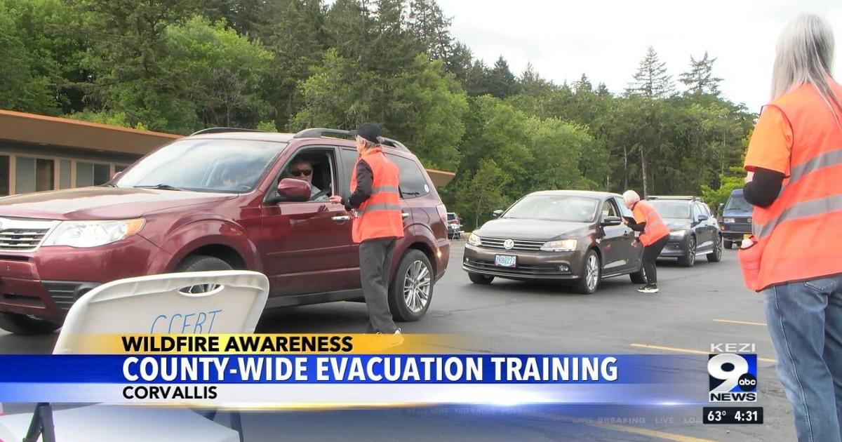 Evacuation exercise in Benton County | Video