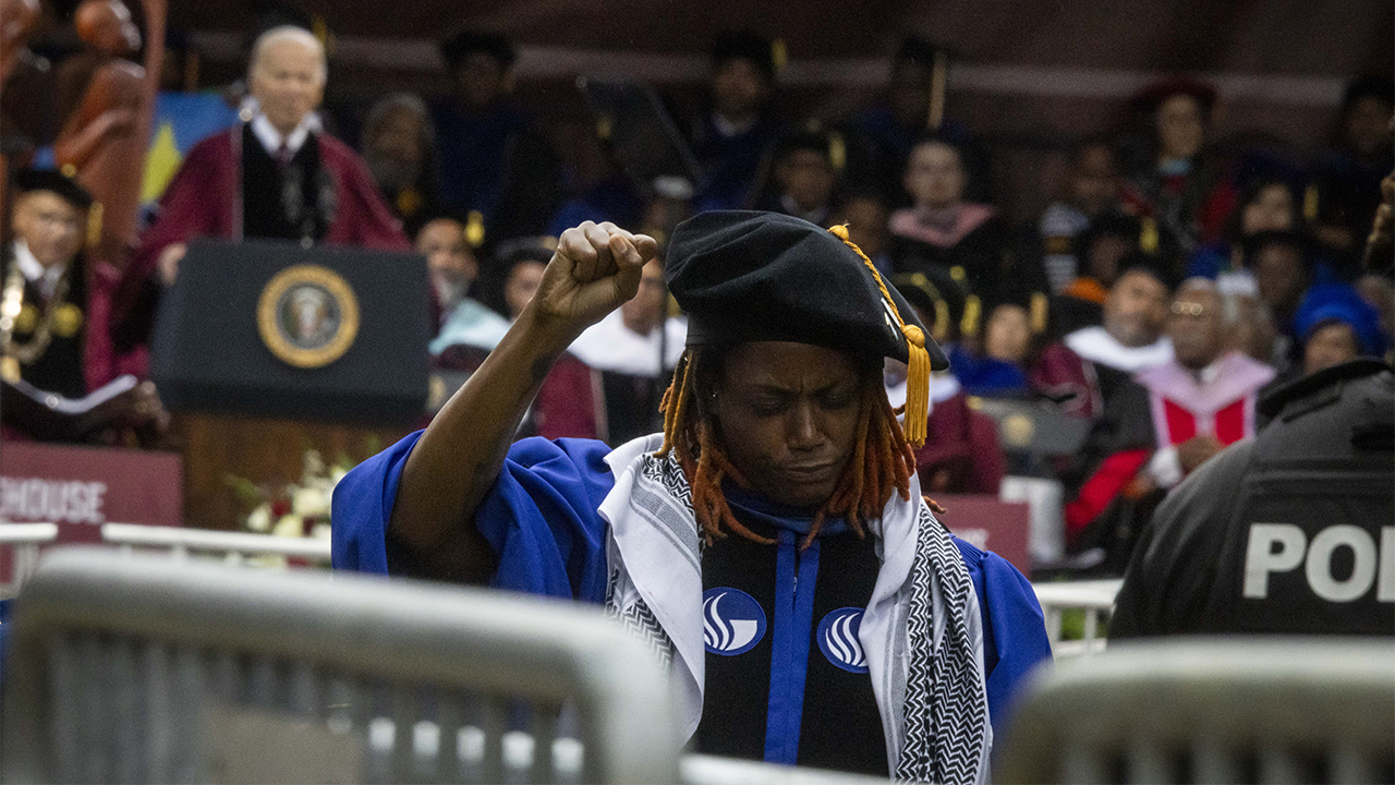 Morehouse defends students, faculty who turned their backs during Biden speech: We are proud [Video]