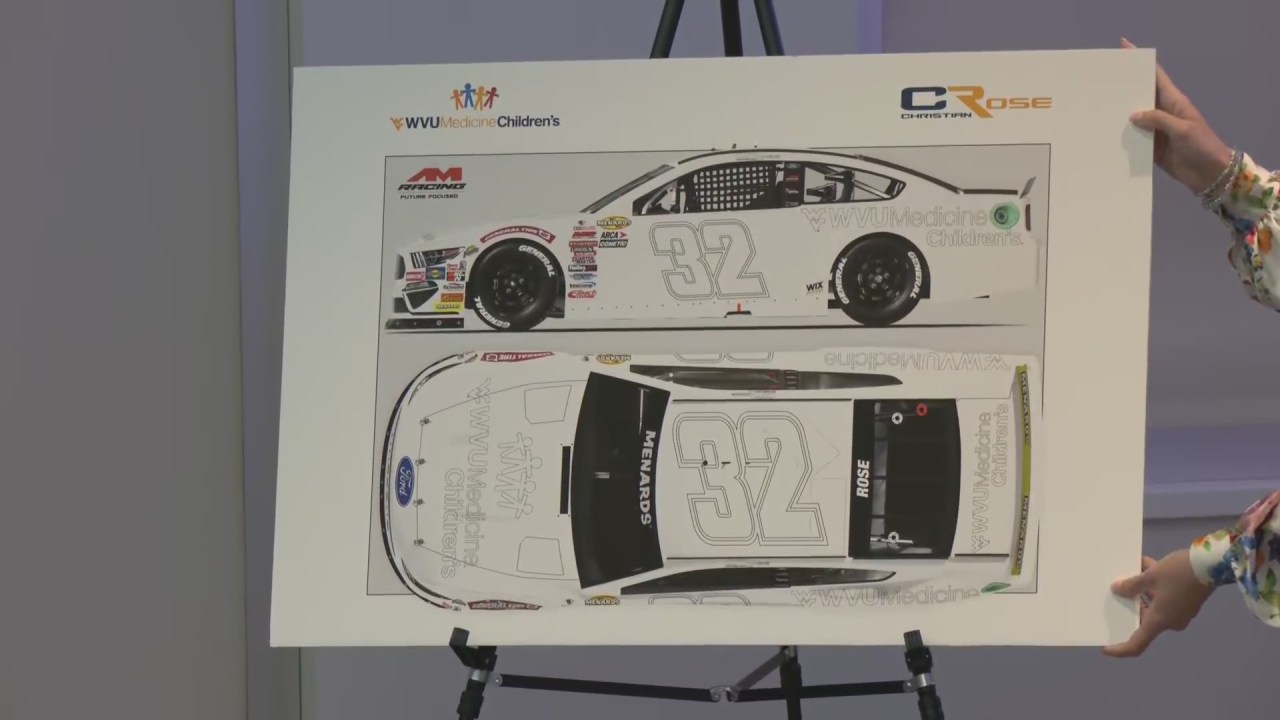 Christian Rose Racing for WVU Kids art collaboration announced [Video]