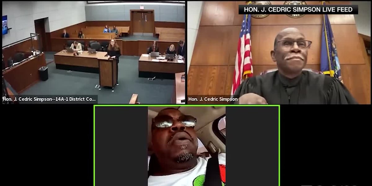 Judge shocked as man with suspended license joins virtual hearing while driving [Video]