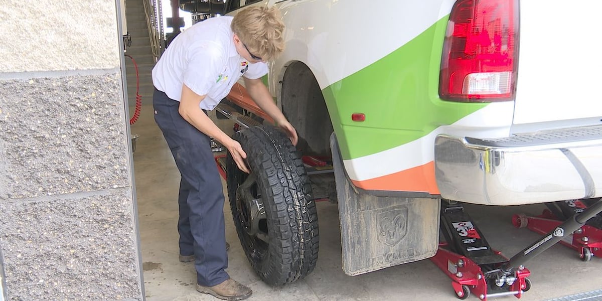 New business in Sioux Falls donates tires to Thrive Mobile Market [Video]