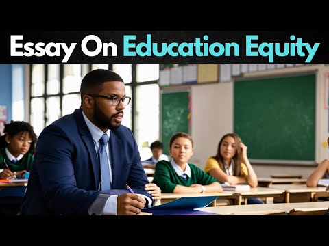 Essay On Education Equity With Easy Language In English | [Video]