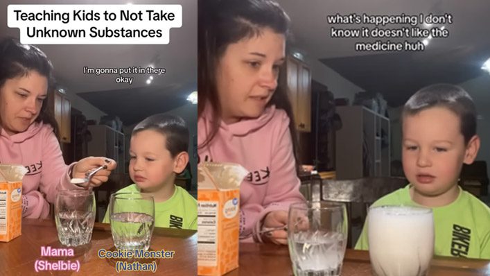 Mom Shares Brilliant Science Experiment to Teach Kids About the Dangers of Taking Unknown Substances [Video]
