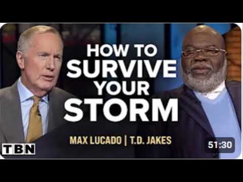 T D  Jakes, Max Lucado  Don’t Try to Make Sense of Your Pain While You’re in It   Praise on TBN [Video]